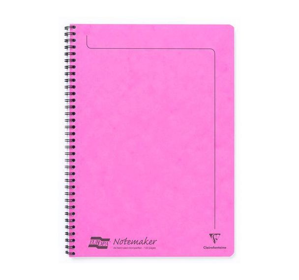 Cahier reliure intégrale europa A4 ligné 120 pages - Clairefontaine