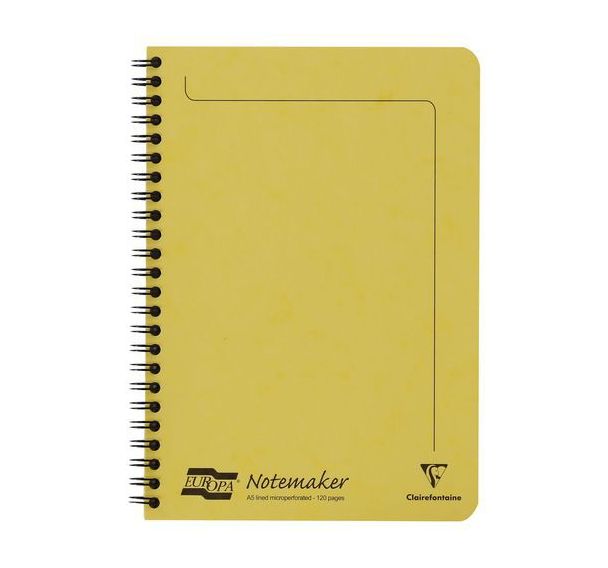 Cahier reliure intégrale europa A5 ligné 120 pages - Clairefontaine