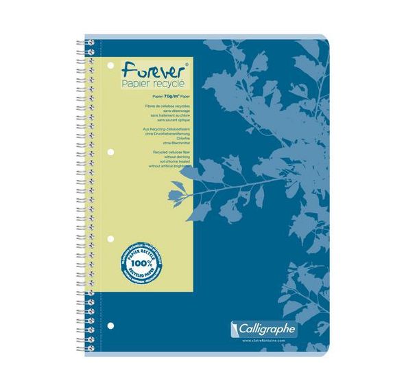 Cahier reliure intégrale forever A4+ 160p - Calligraphe