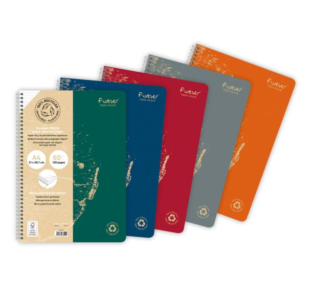 Cahier reliure intégrale forever premium A4 120p - Clairefontaine