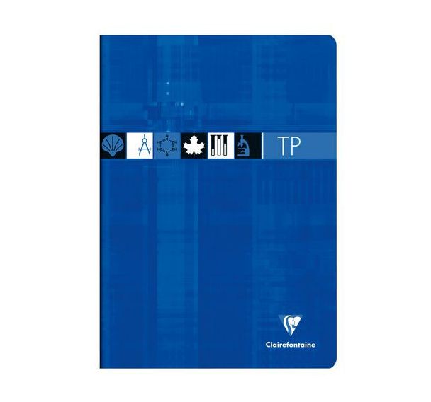 Cahier travaux pratiques 21x29.7cm piqué Seyès Uni - Clairefontaine