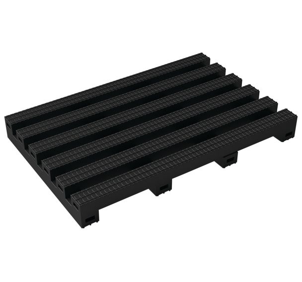 Caillebotis antidérapant antifatigue Heronair PVC recyclé - Rouleau - Plastex