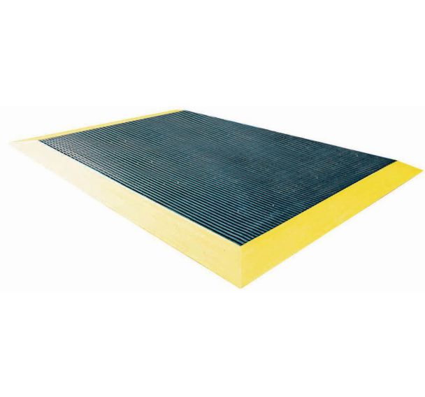 Caillebotis souple antidérapant antifatigue bordure Vynagrip - Plastex