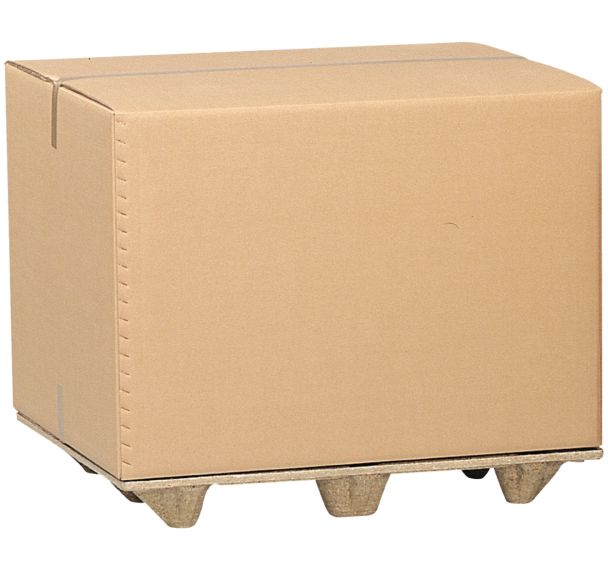 Caisse-conteneur Triple cannelure 800 x 850 x 830 int. Havane