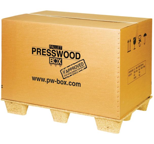 Caisse-palette PW - Double cannelure