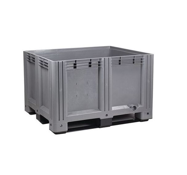 Caisse-palette gerbable - Parois pleines - Sur pieds
