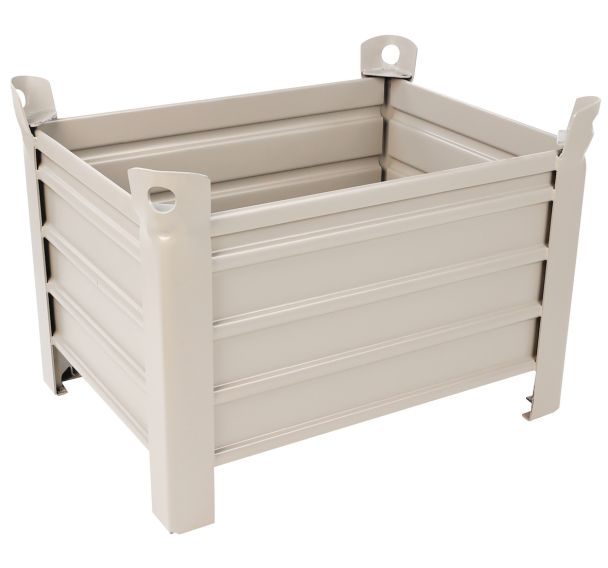 Caisse-palette sur pieds - Empilable et gerbable - Manutan Expert