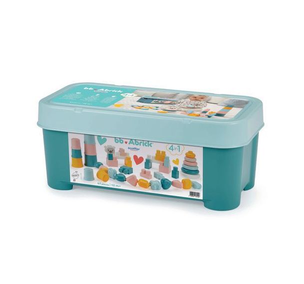 Caisse 4 jeux 41 pièces Abrick