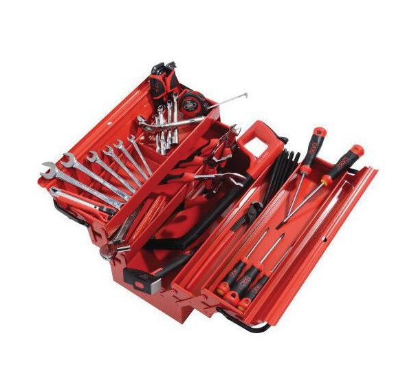 Caisse à outils métallique - 40 outils premier équipement