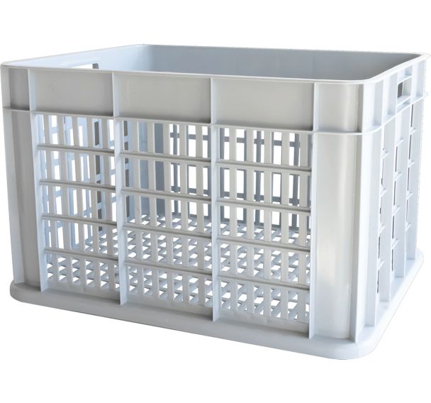 Caisse ajourée grand volume-600x460x380mm-Gris-80 L
