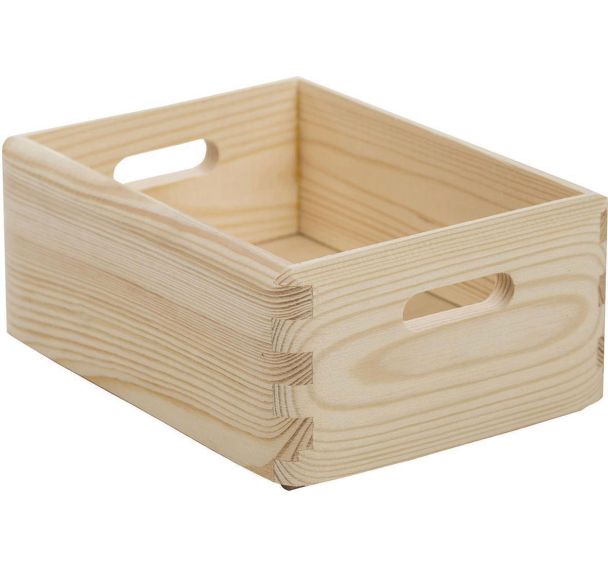 Caisse de rangement bois - Longueur 200 à 600 mm