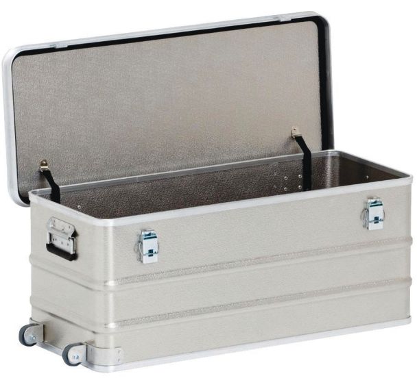 Caisse de transport aluminium mobile 105 à 150L