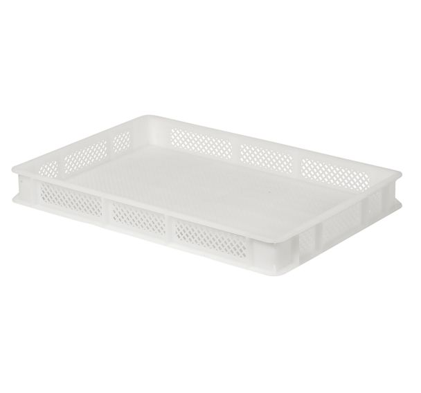 Caisse finement ajourée - Blanc - 12 L