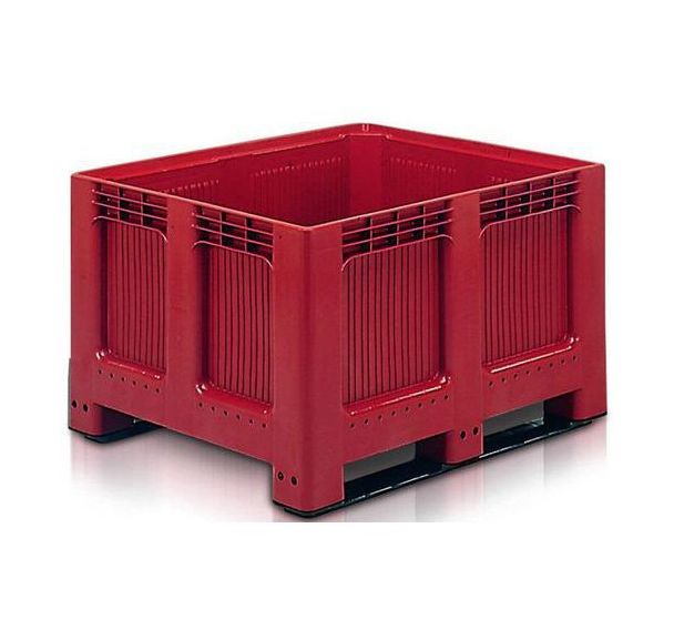 Caisse palette geobox 543 lit fonds+parois pleins 2 semelle
