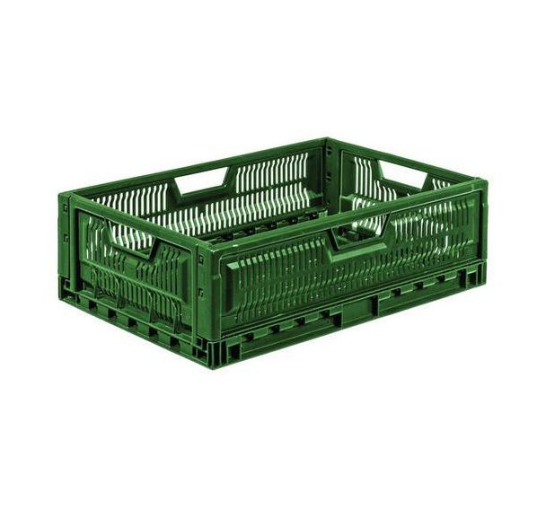 Caisse pliable gerbable - Longueur 600 mm - 36 à 47 L - Gilac