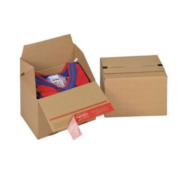 Caisse simple cannelure - Hauteur variable et fond automatique