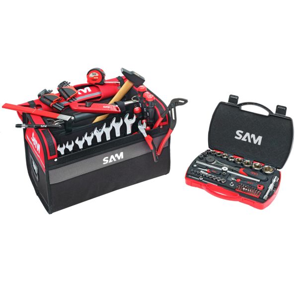 Caisse textile avec 100 outils de maintenance - Sam