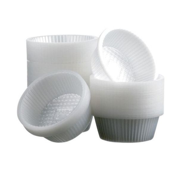 Caissette pour Baba polystyrène translucide - diamètre 93 mm
