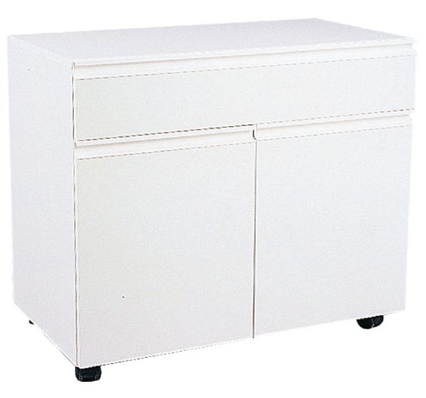 Caisson à tiroirs mobile - 1 tiroir, 2 portes