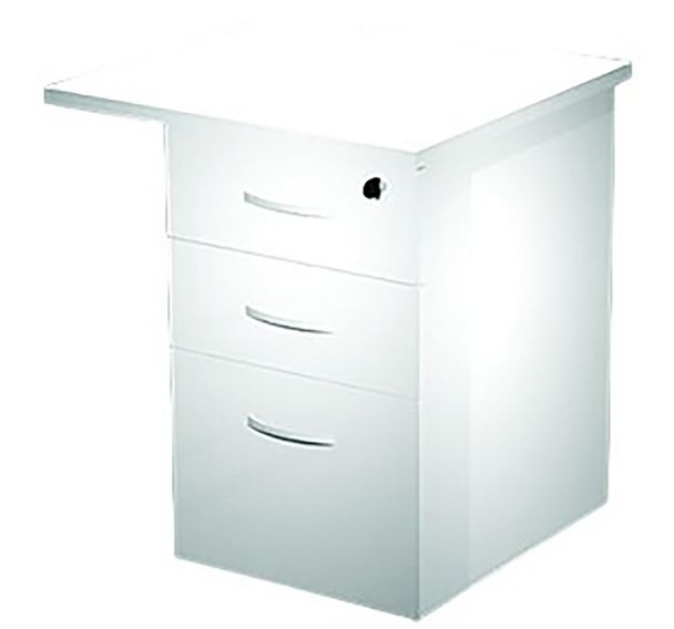 Caisson bureau 3 tiroirs Trendy e Visual - 65x60x73cm - Artarredi