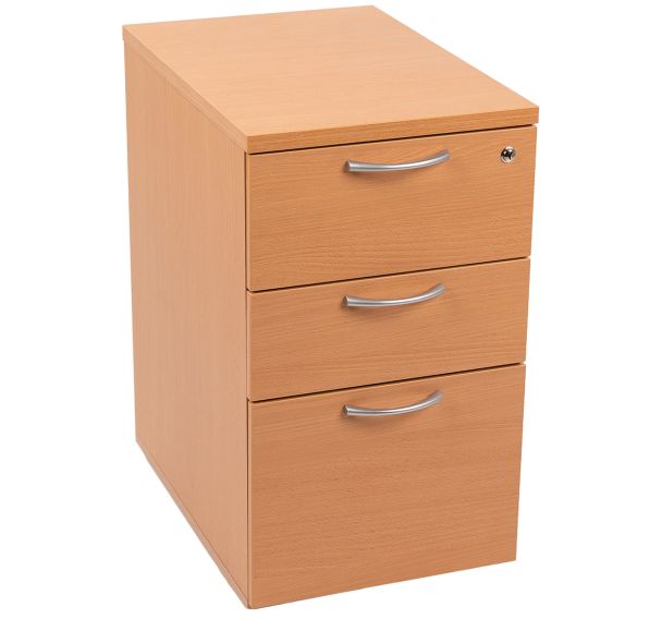 Caisson fixe en bois - Hêtre - Manutan Expert