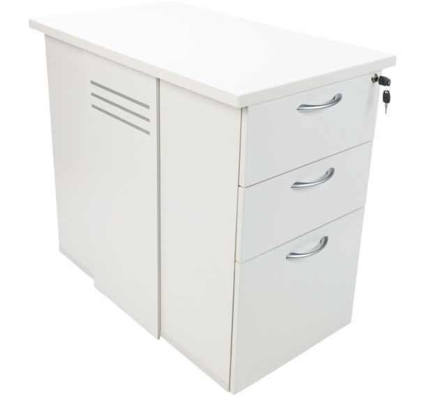 Caisson hauteur bureau quatuor profondeur 80 cm - Manutan Expert
