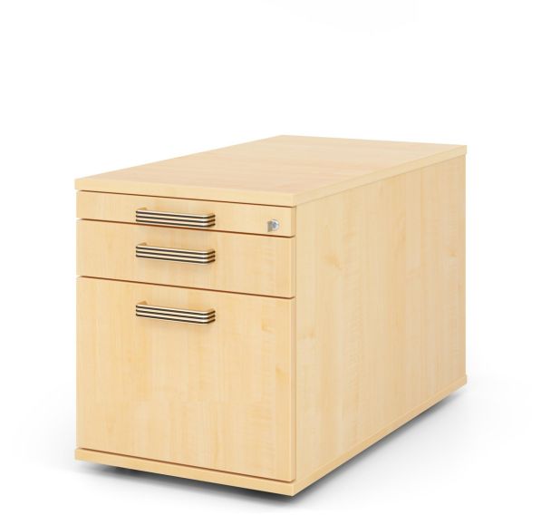 Caisson mobile archives à poignées striées - P 80cm - Hammerbacher