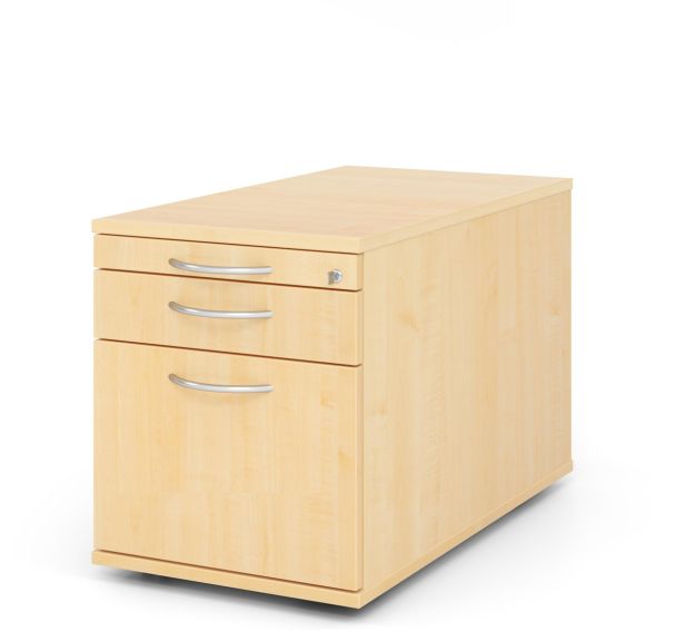 Caisson mobile archives avec poignées courbées - P 80cm - Hammerbacher