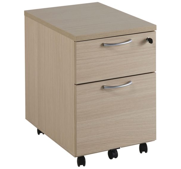 Caisson mobile bois 2 tiroirs Buronomic