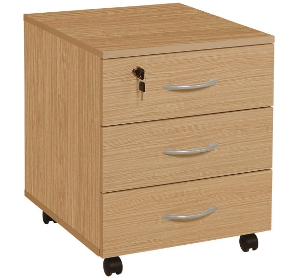 Caisson mobile bois 3 tiroirs Buronomic