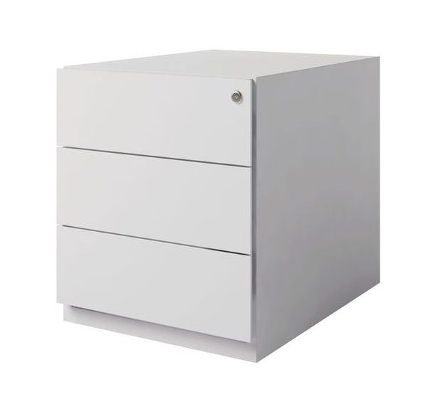 Caisson mobile en métal bas - 3 tiroirs - Bisley