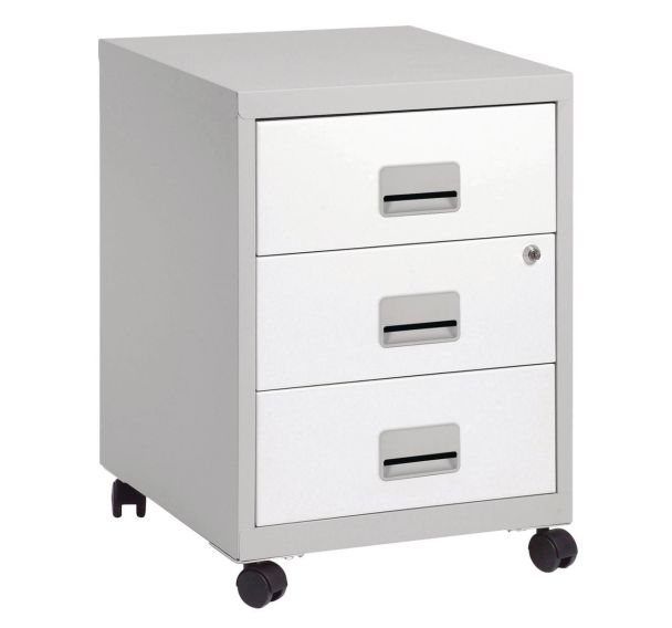 Caisson mobile métal 3 tiroirs Pierre Henry