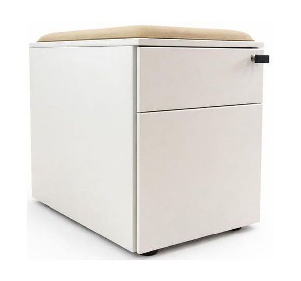 Caisson mobile reconditionné avec coussin - 2 tiroirs