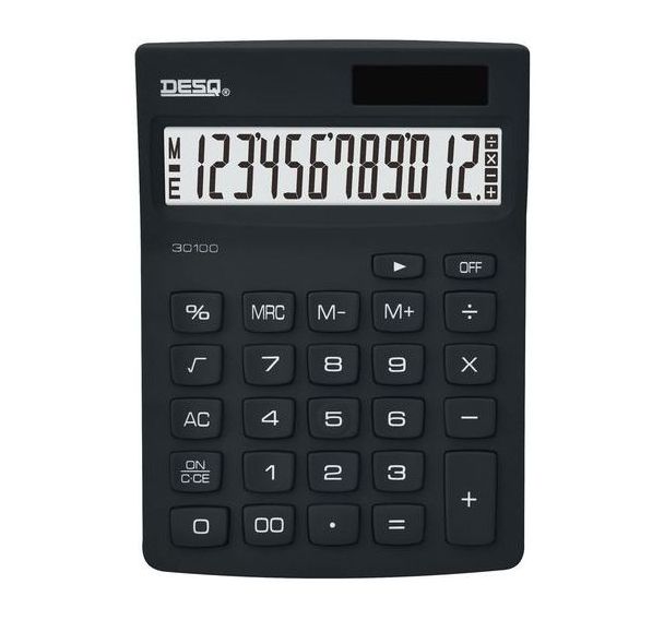 Calculatrice compacte New Generation 12 chiffres - Desq