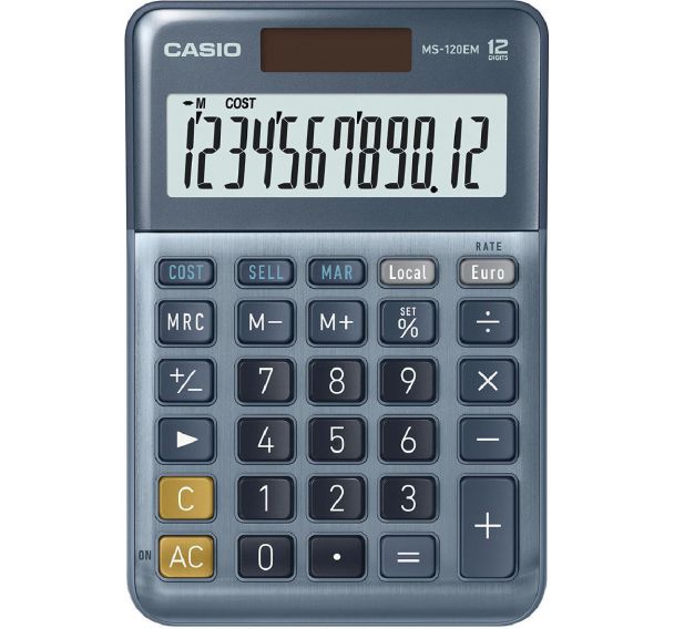 Calculatrice de bureau MS-120EM - Casio