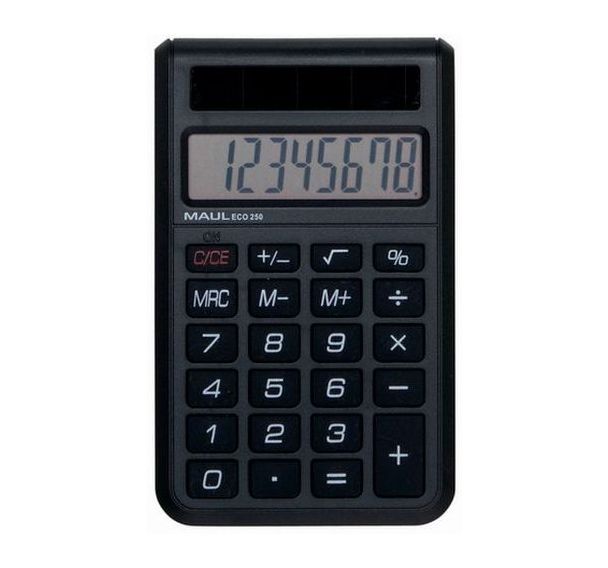 Calculatrice de poche ECO 250- 8 touches - Maul