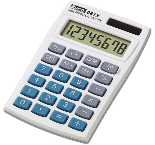 Calculatrice de poche Ibico 081X