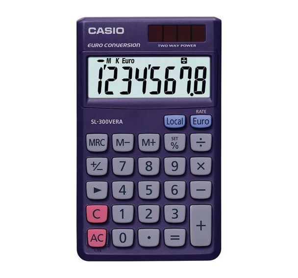 Calculatrice de poche SL-300VER 8 chiffres - Casio