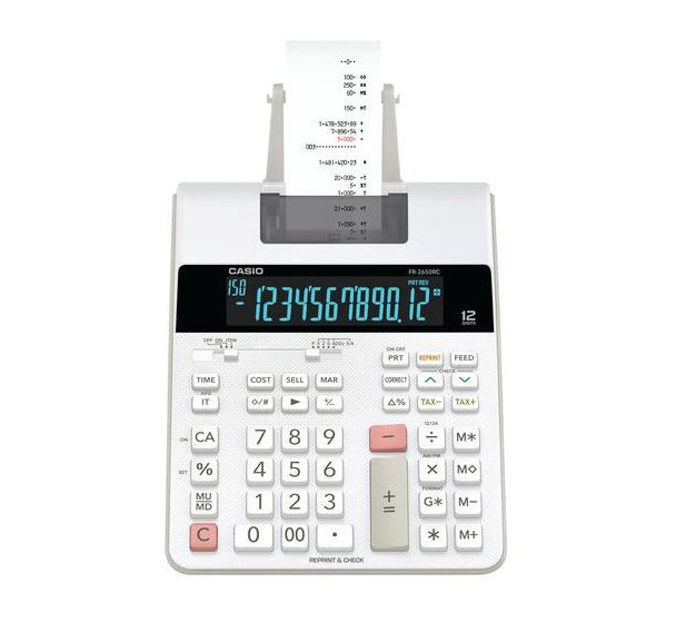 Calculatrice imprimante FR-2650RC-W-EH - Casio