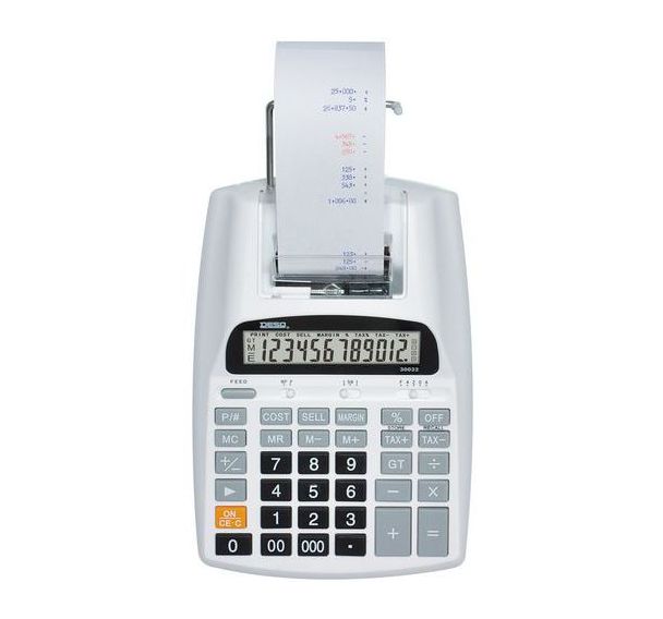 Calculatrice imprimante professionnelle Desq 30032
