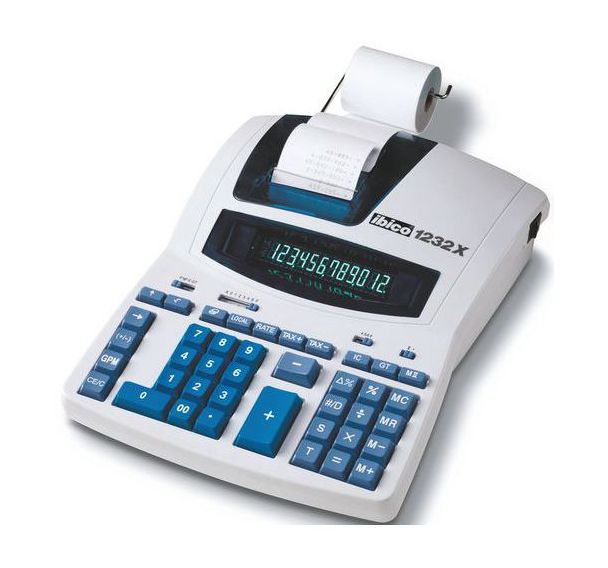 Calculatrice imprimante professionnelle Ibico 1232X