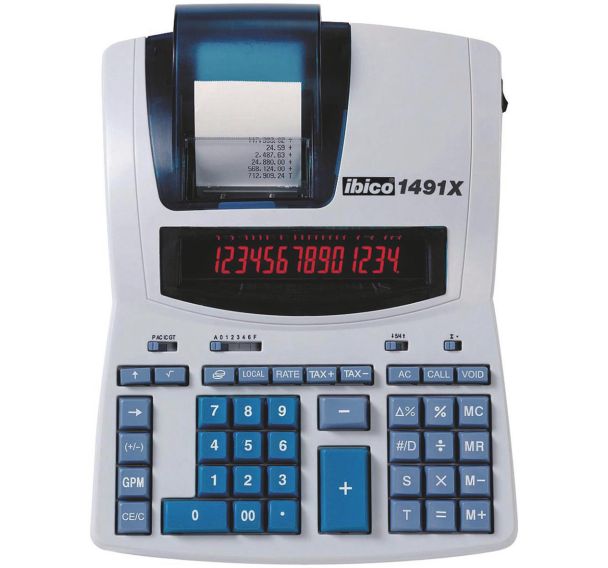 Calculatrice imprimante professionnelle Ibico 1491X