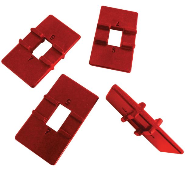 Cale reversible pour pose-lame - Lot de 4 - Mondelin