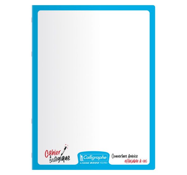 Calligraphe Cahier Magique couverture ardoise 24x32cm 48p séyès 90g - Lot de 10