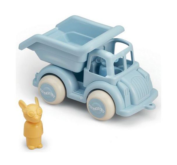 Camion benne et personnage