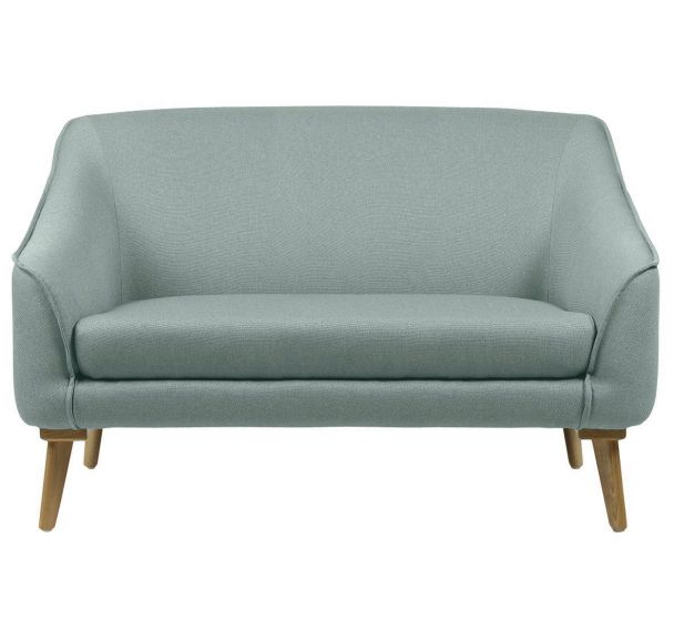 Canapé 2 places AYA tissu chiné non feu M1 pied bois GGI