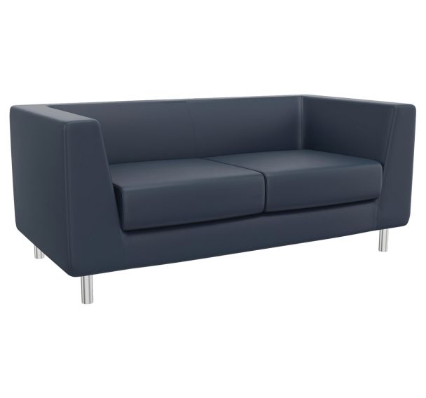 Canapé 2 places Florin finition enduit PVC EN 1021-1/2- Manutan Expert