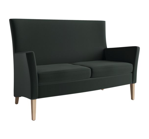 Canapé 2 places Manhattan dossier bas tissu Aquaclean Daytona Mobitec