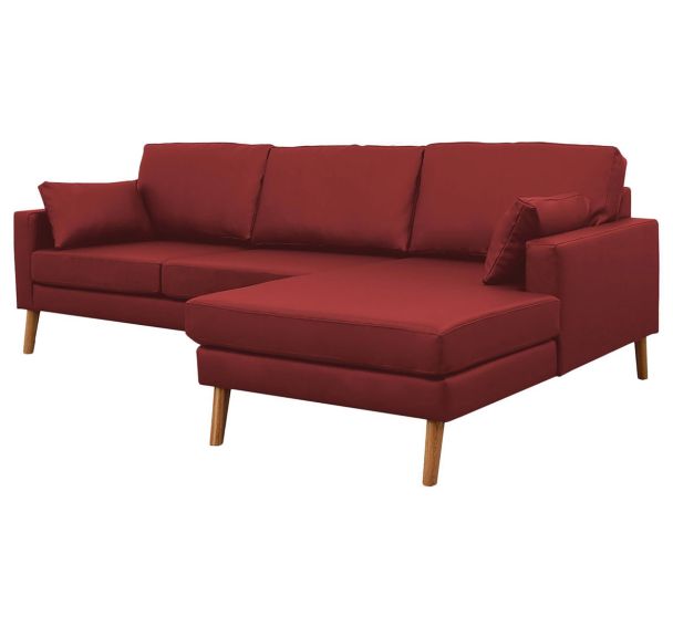 Canapé 2 places+méridienne Stockolm enduit PVC classé non feu MMP