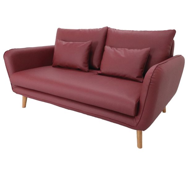 Canapé 3 places Moni enduit PVC classé non feu M1 MMP